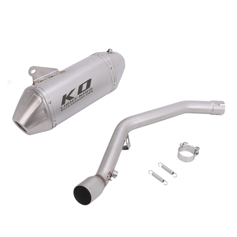 

Для VOGE 300GY 300rally Valico 300 Rally 2021-2025 Надеваемая выхлопная система мотоцикла, глушители средней связи, наконечники из нержавеющей стали