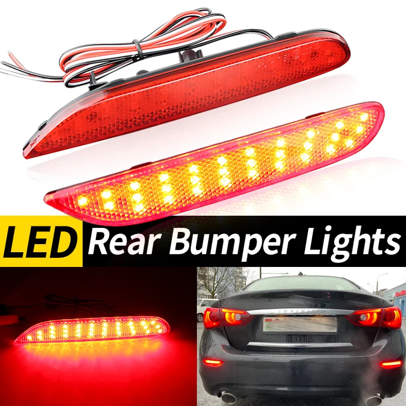 2 шт. Автомобильный светодиодный светильник для Nissan Qashqai 2014-2017 правая сторона