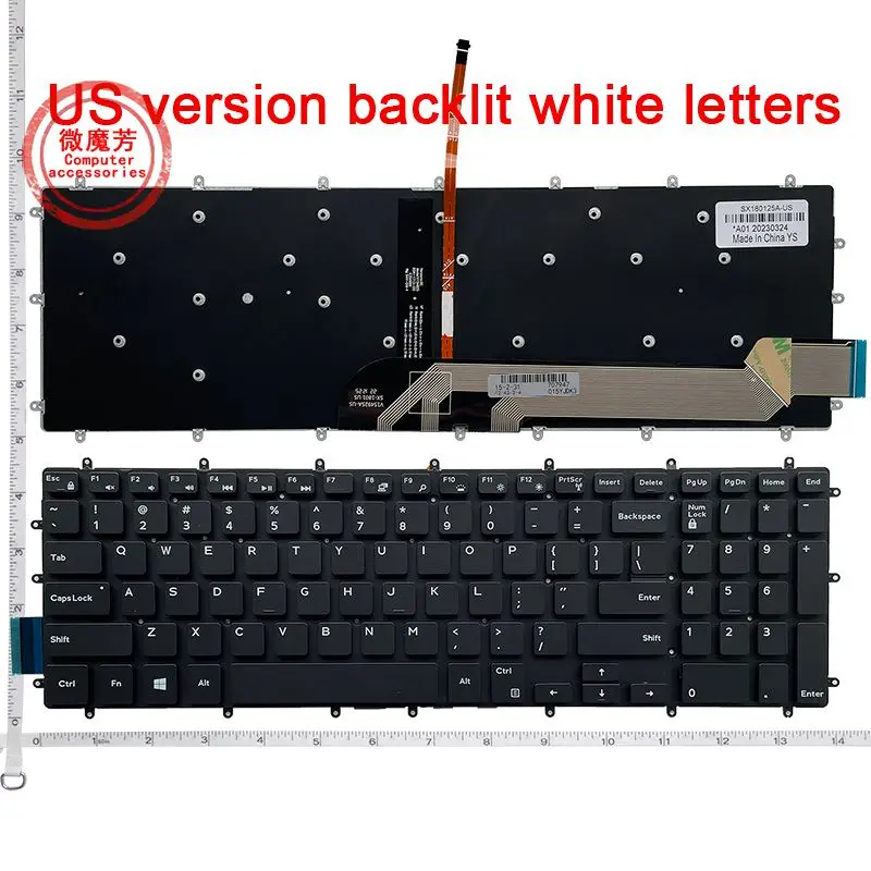 Новая английская клавиатура для ноутбука Dell Inspiron 3782 P75F 3583 3585 3590 3593 3595