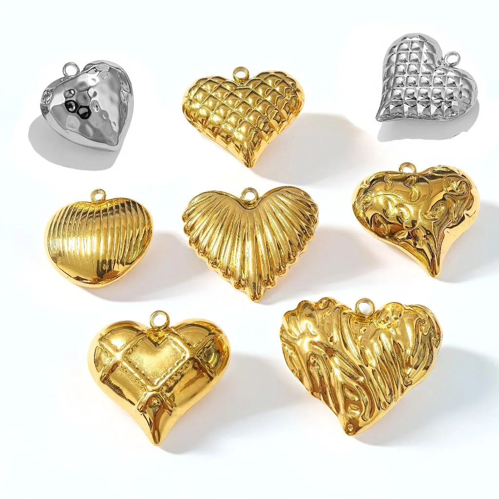 Титановая сталь трехмерное сердце полый водонепроницаемый светильник роскошная