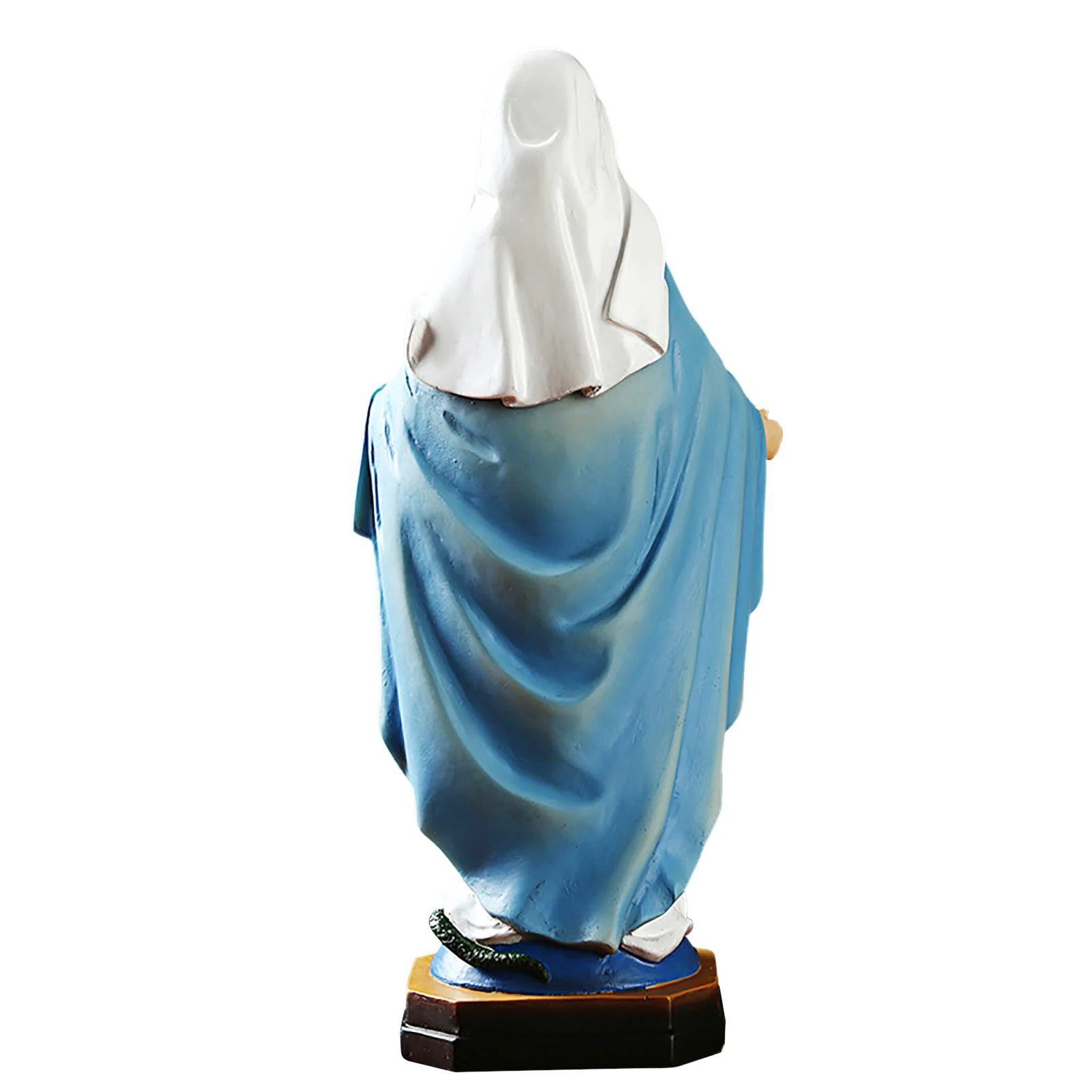 

Our Lady Of Grace Virgin Mary Statue 8.8 Polyresin Craft Statue Catholic Religious Sculpture Resin Colored Statue Figurine For