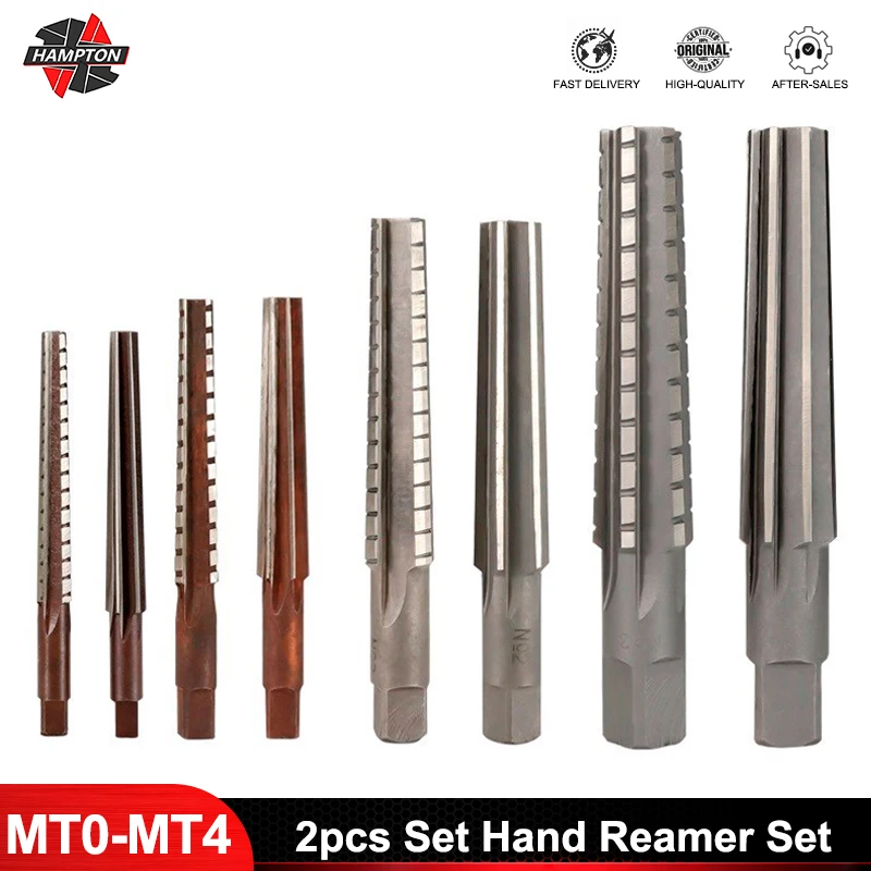 

Morse Machine Reamer Set 2pcs Hand Reamers Set MT0/MT1/MT2/MT3/MT4 For Milling Finishing Cutter Tool Hand Reamers