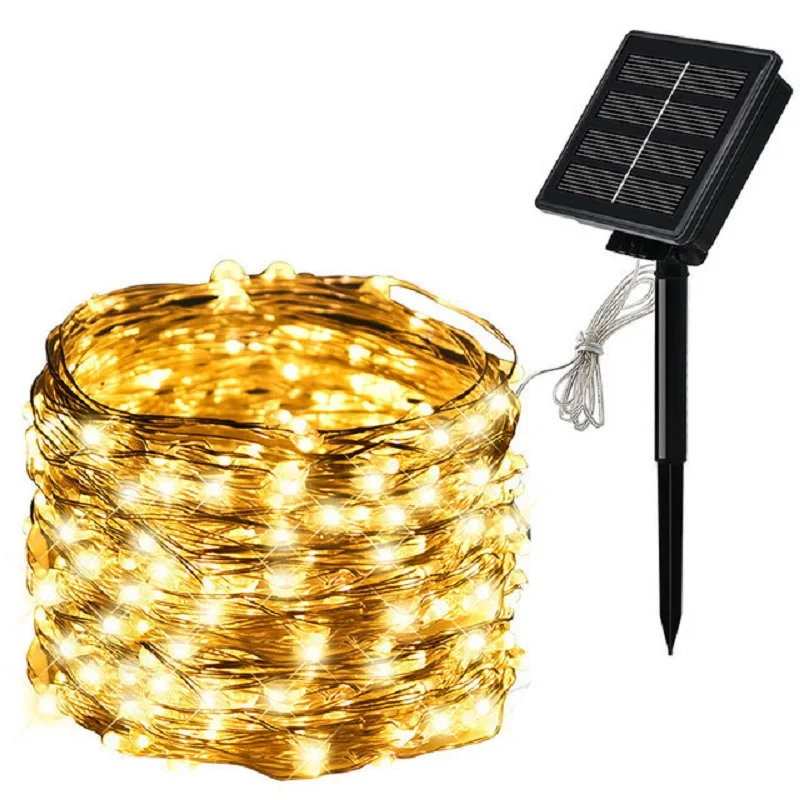 

7m/12m/22m LED Solar Waterproof Christmas Party Fairy Garland String Lights Light Outdoor Solar Lamp Solar LED Garden Decoration