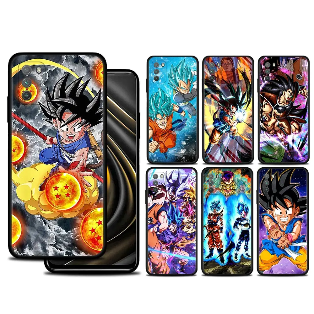 

Dragon Ball Children Phone Case For Xiaomi POCO X3 NFC M3 M4 Pro MI 12 11 10T lite 11T 9T 12X 10 Note 10 Lite Silicone Cover