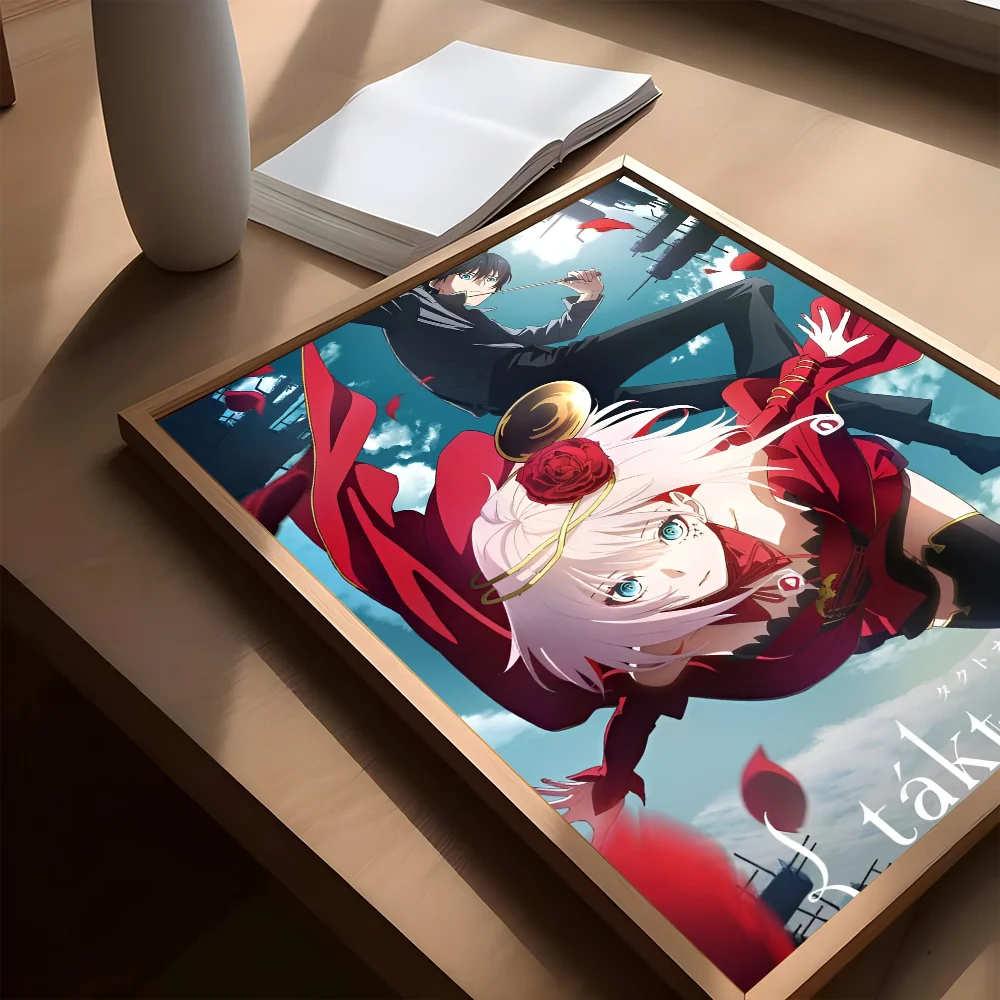 T-Takt Op. D-Destiny Vintage Posters Sticky Whitepaper Sticker DIY Room Bar Cafe Wall Decor