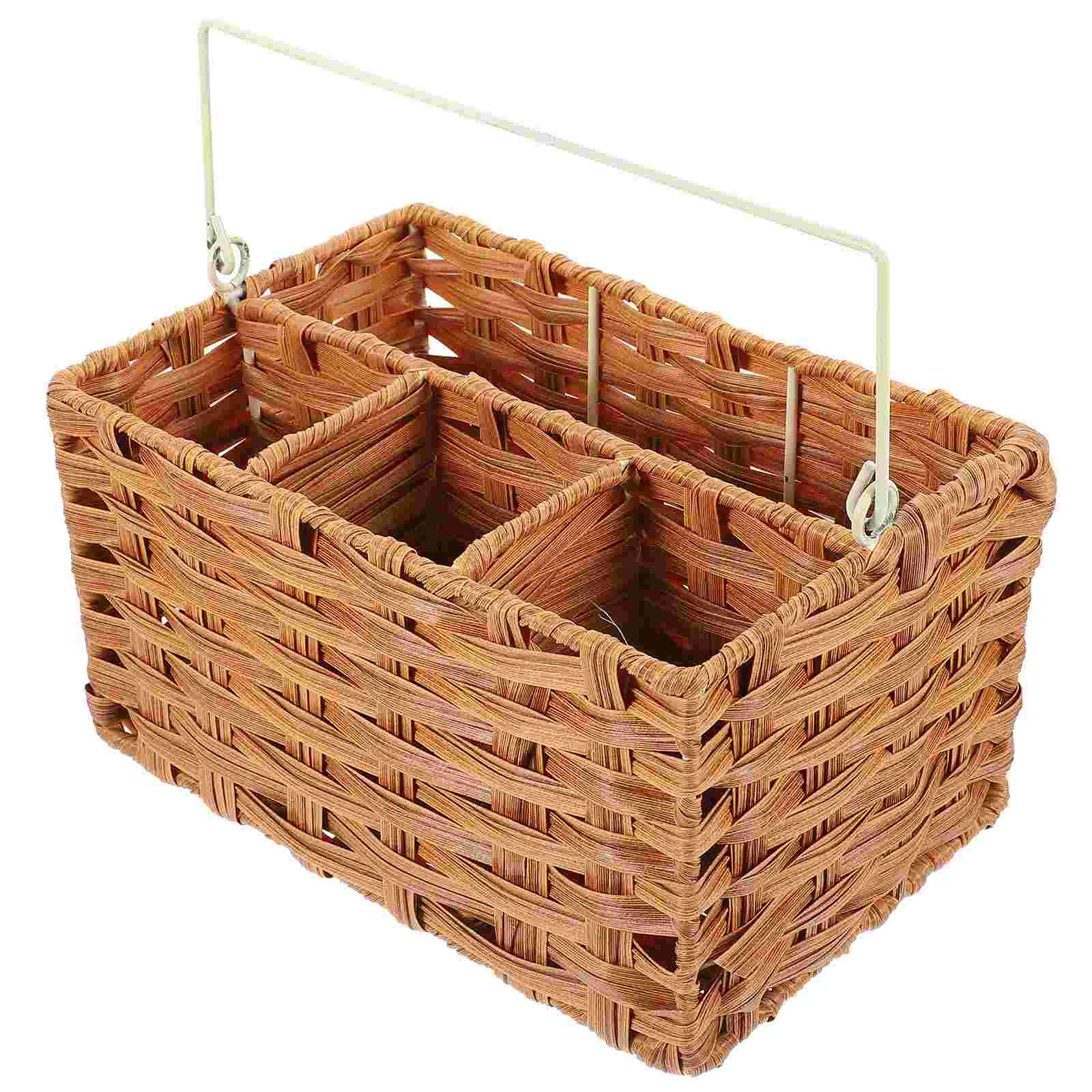 

Cutlery Storage Basket Utensil Organizer Snack Drawer Home Holder Kitchen Drawers Stationery Wooden Flatware