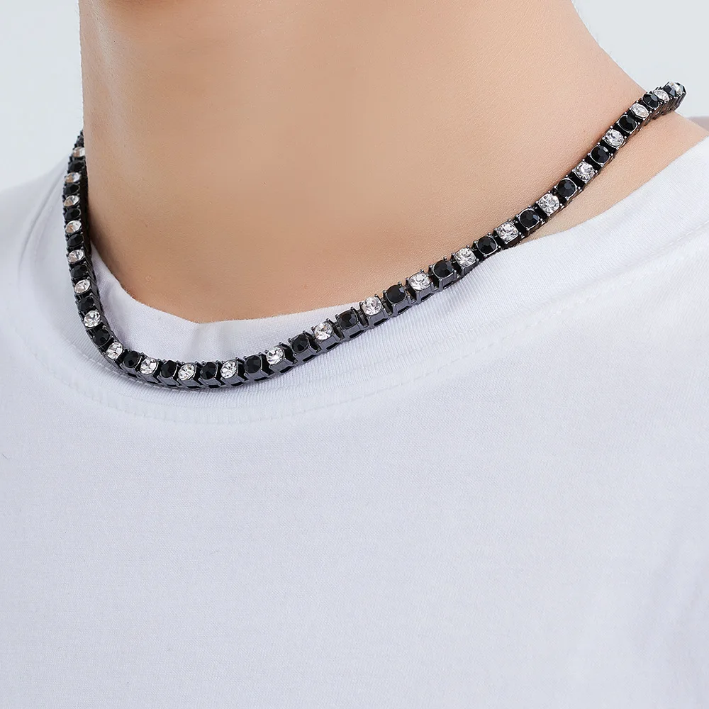

Versatile accessories one row Necklace tennis chain multi specification Necklace