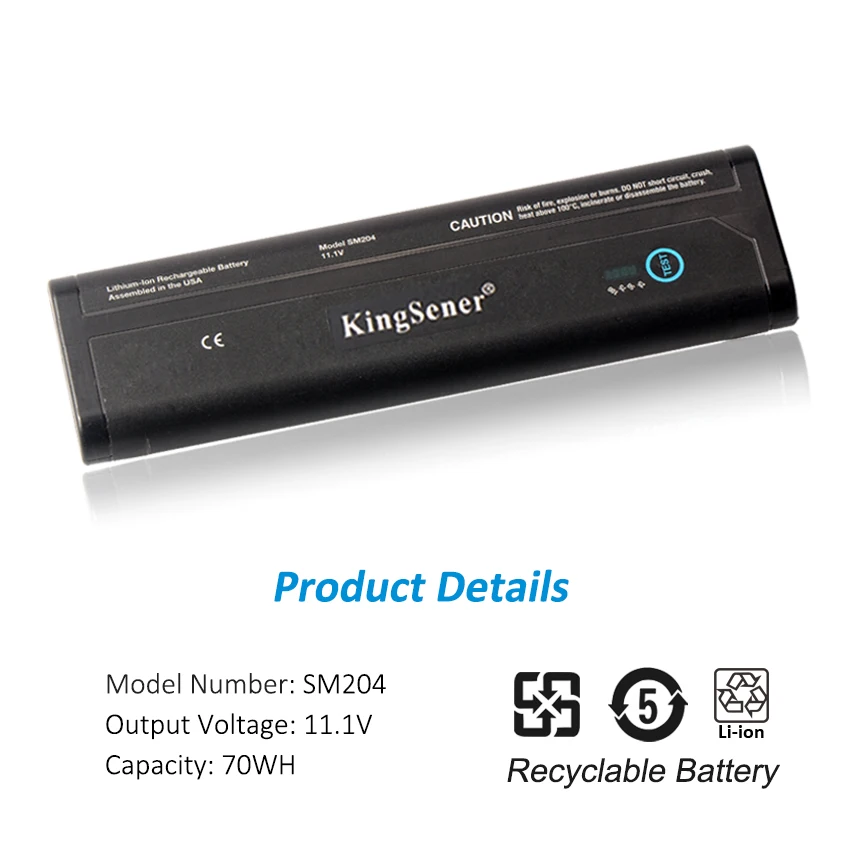 KingSener SM204 сменный литий-ионный аккумулятор Для Anritsu MS2721A MS272xB MT821xE MT8222A OTDR для YOKOGAWA