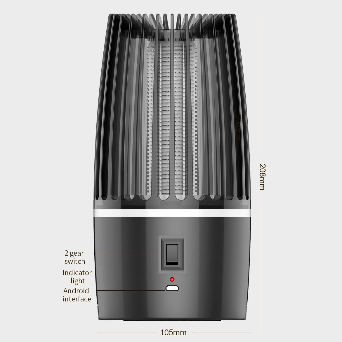 Лампа-ловушка для комаров на 4000 мА · ч с USB-зарядкой