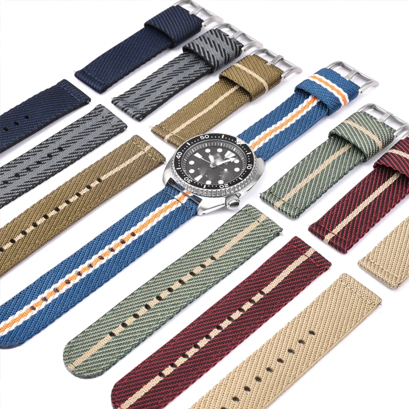 

22 24mm Quick Release NATO Nylon Strap Men Replacement Bracelet Watch Accessories for Huawei