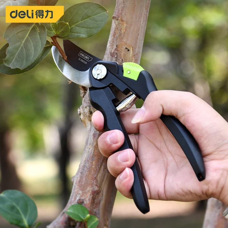 Садовый секатор Deli 8 дюймов садовые ножницы для экономии труда обрезки растений