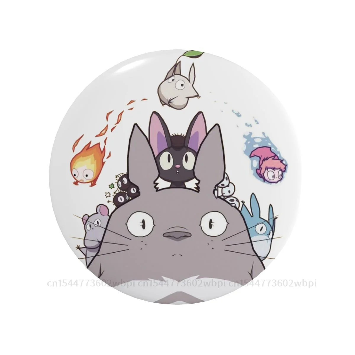 

Anime Characters Badge Totoro Anime Metal Brooch Funny Soft Button Pin Lover Creative Gift Collar Decor Customizable
