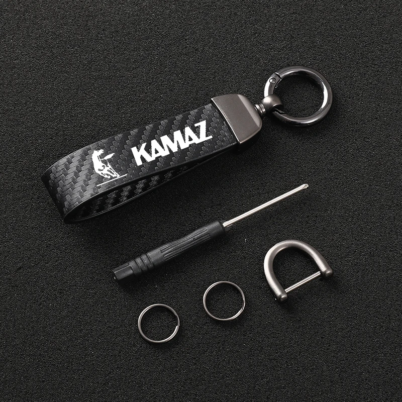 

Car Keychain Horseshoe Buckle Key Ring Key Rings For For KAMAZ TRUCK TYPHOON 5320 54907 5490 6460 A2 Accessories