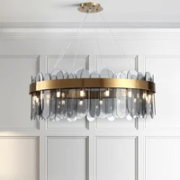 nordic style apartment bedroom crystal chandelier creative designer art gallery restaurant bar light fixture luminaire