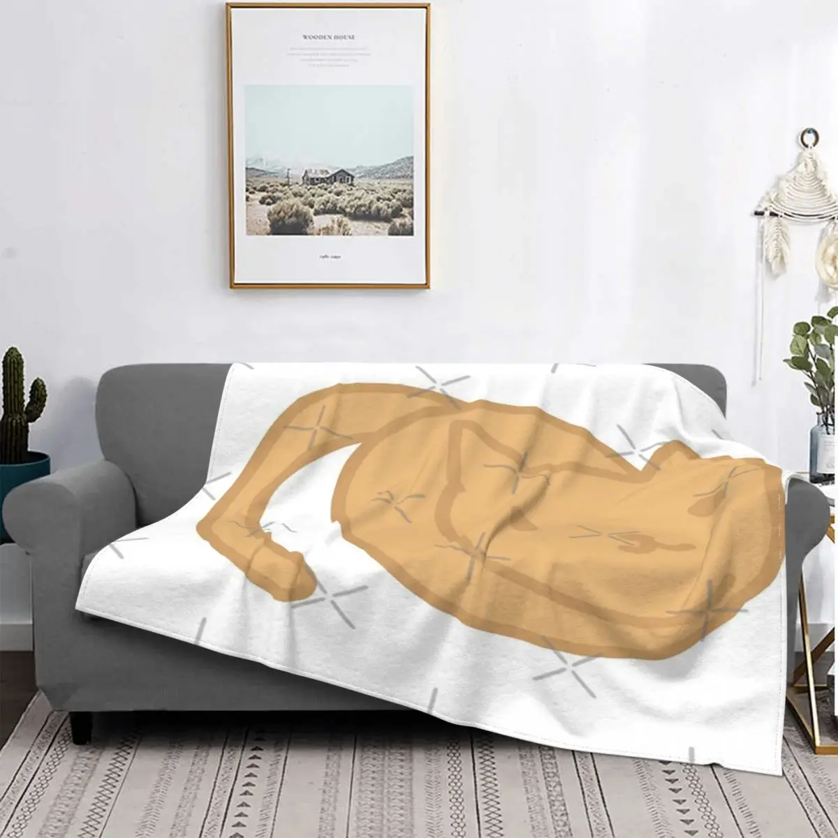

Dalgona-Manta de gato para cama, manta de muselina a cuadros, manta doble de Anime, edredones y colcha