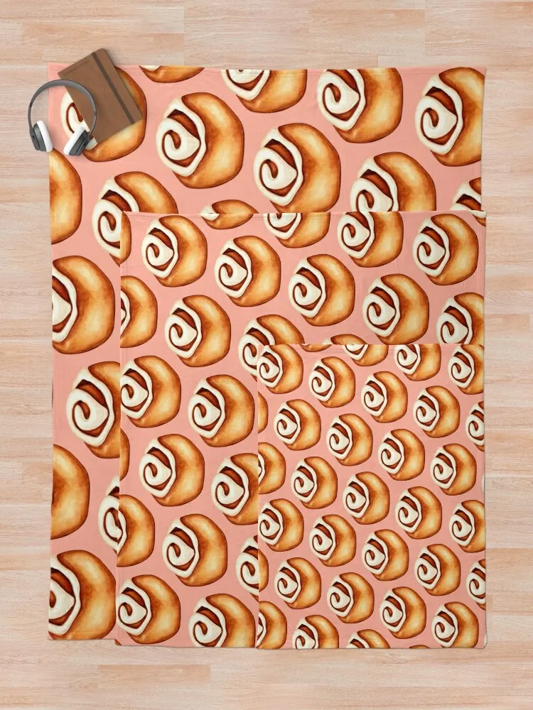 Узор рулетов с корицей - розовое одеяло красивые детские милые клетчатые тяжелые