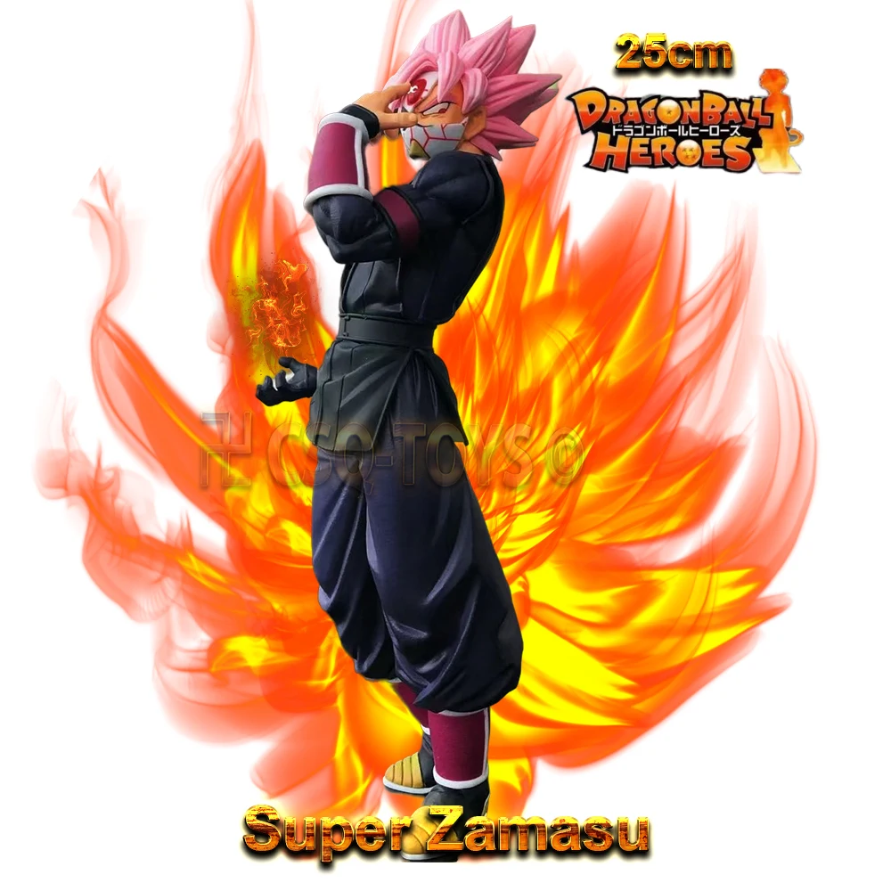 

Dragon Ball CSQ Anime Toys Black Peach Red Zamasu Figure Mask Saiyan Figura 25CM PVC Action Figures Model Decoration Gifts