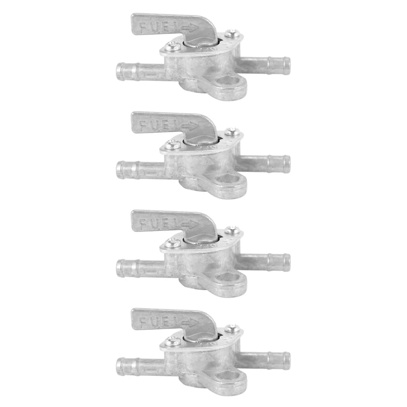 

4X Fuel Tap Universal 6Mm For Moped, Scooter, Motorcycle And Quad With Closing Function