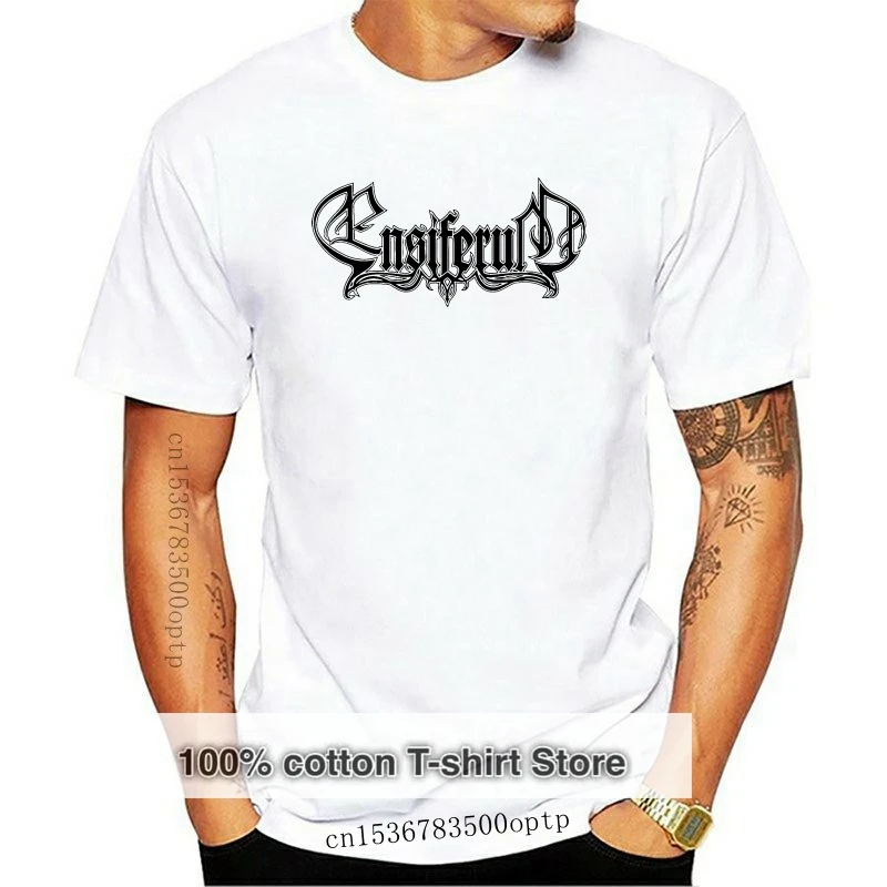 

Ensiferum Logo White Mens T-shirt Men Rock Band Tee Shirt