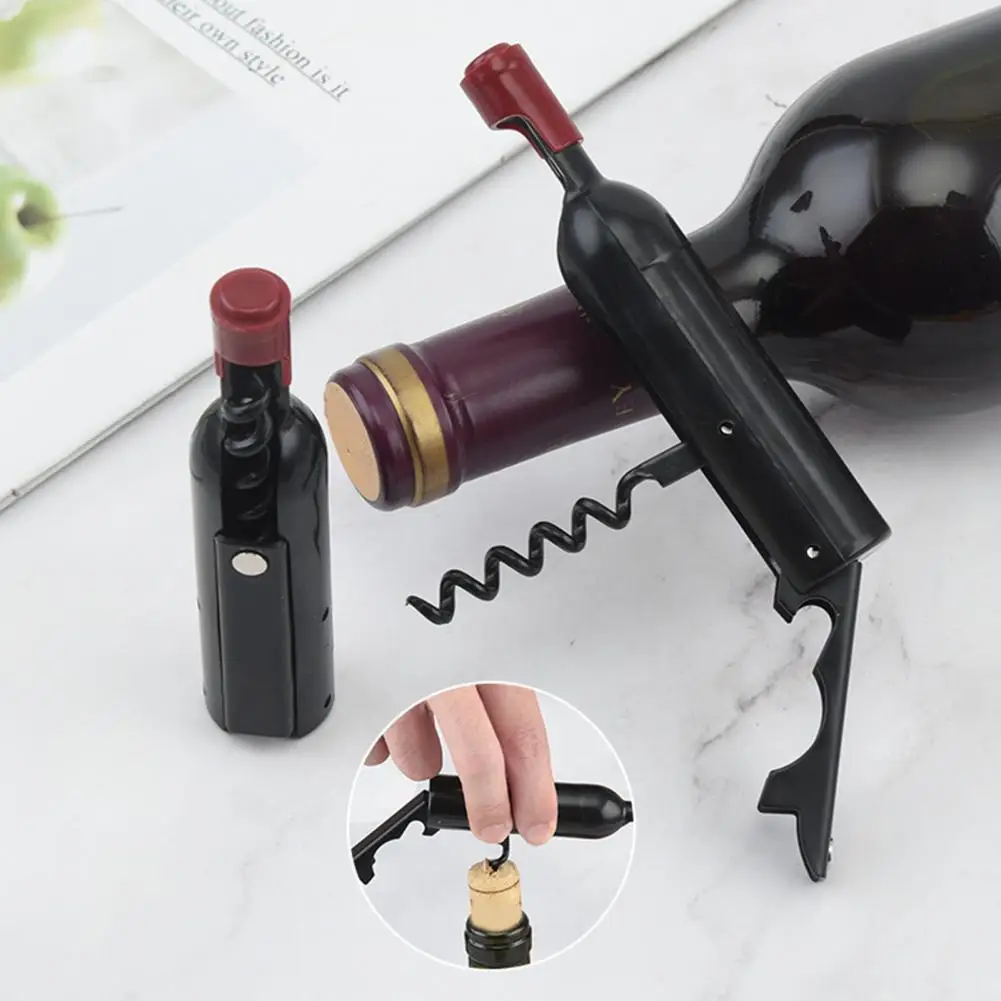 

Red Wine Opener Beer Cap Removing Gadget Wine Bottle Corkscrew Pin Easy Cork Remover Home Kitchen Wine Corkscrew Kitchen Tools