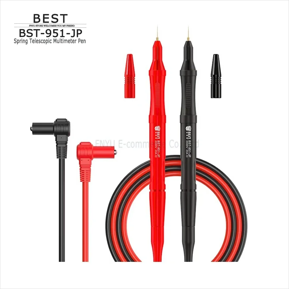 

BST-951 20A пружинный мультиметр ручка с тонким наконечником игла сменный указатель для цифрового мультиметра тестер универсальный зонд провод