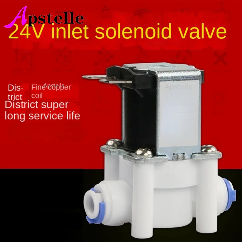 

Электрический пластиковый электромагнитный клапан APSTELLE, система обратного осмоса воды, 12 В, 24 В, 220 В, нормально закрытый, 1/4 дюйма, 3/8 дюйма, Быстрый шланг