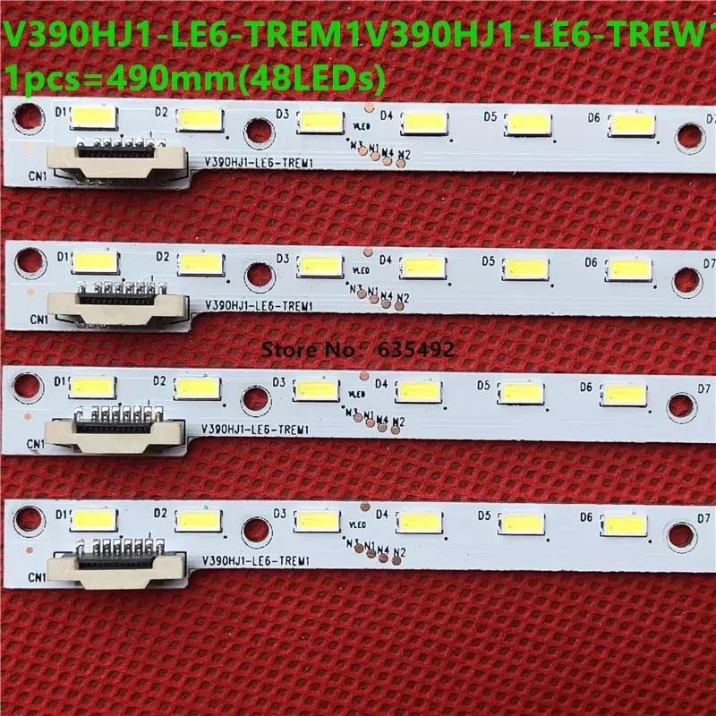 5 шт. светодиодная лента для TX-39AS650B TC39A400B TC39A600B TH-39A400H TH-L39EM6K TX-L39E6E V390HJ1-LE6-TREM1 L390H101EA-C002 V390HK1-LS6 (art.: 3920cd582e822) - 3920cd582e822