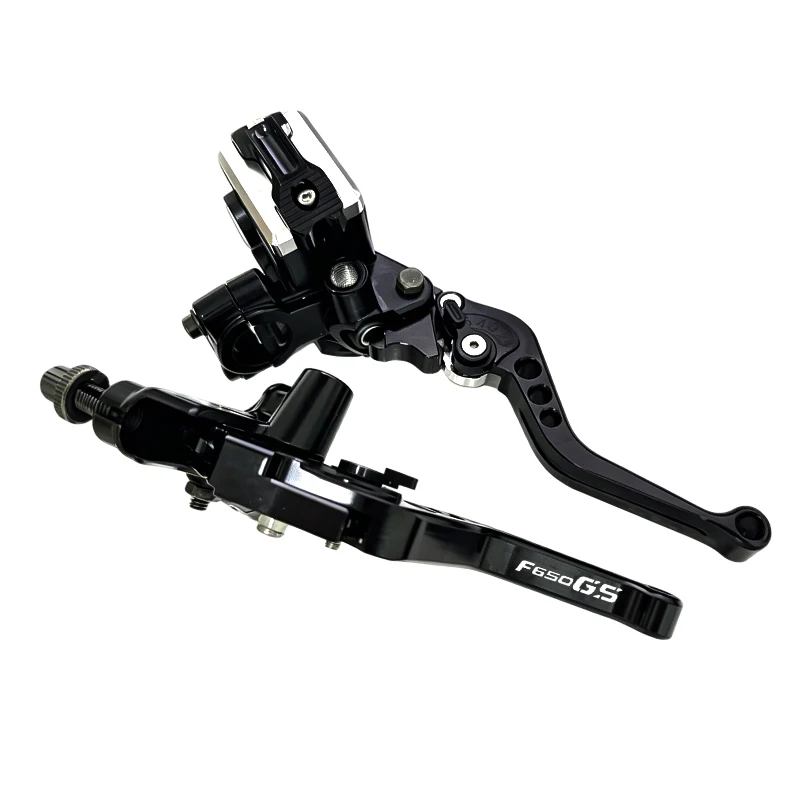 Фото Для BMW F650GS/Dakar F 650 F650 GS 2000-2013: Рычаги главного цилиндра тормоза и сцепления на руль 22 мм, гидравлический тормозной насос, CNC-обработка №3