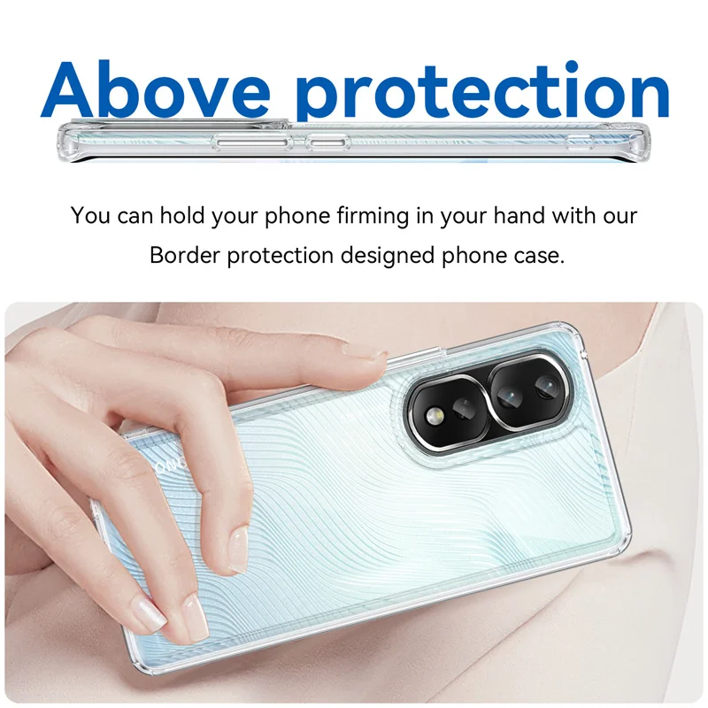 For Huawei Honor 80 Pro Clear Case Honor 80 Pro Cover Coque Fundas Hard Translucent Shockproof Phone Bumper Honor 80 Pro