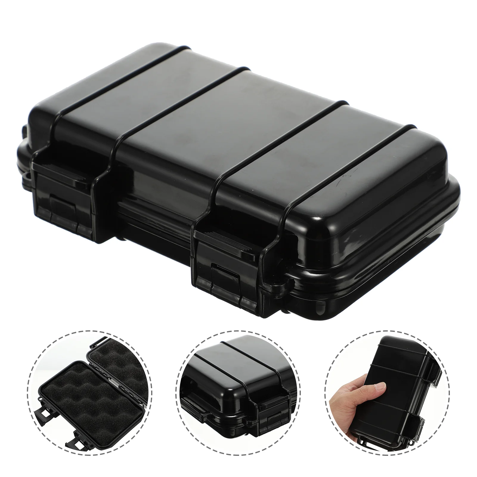 

1pc Shockproof Outdoor Portable Box Airtight Case Box
