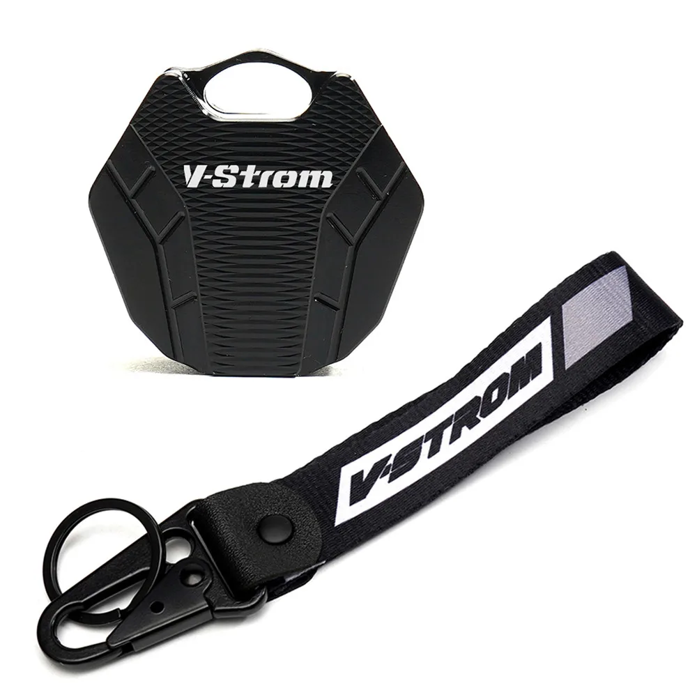 

Для Suzuki V-Strom 650 1000 1050 1050XT 800DE Vstrom DL1050 DL 650 800 DE мотоциклетный алюминиевый чехол для ключей с ЧПУ, брелок для ключей