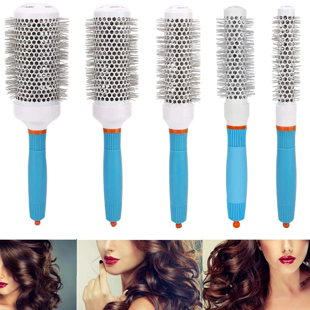 

1Pcs Hair Comb Professional Hairbrush Women Salon Hairdressing Comb Round Curly Hair Rollers Untangling Hair Styling Accessories