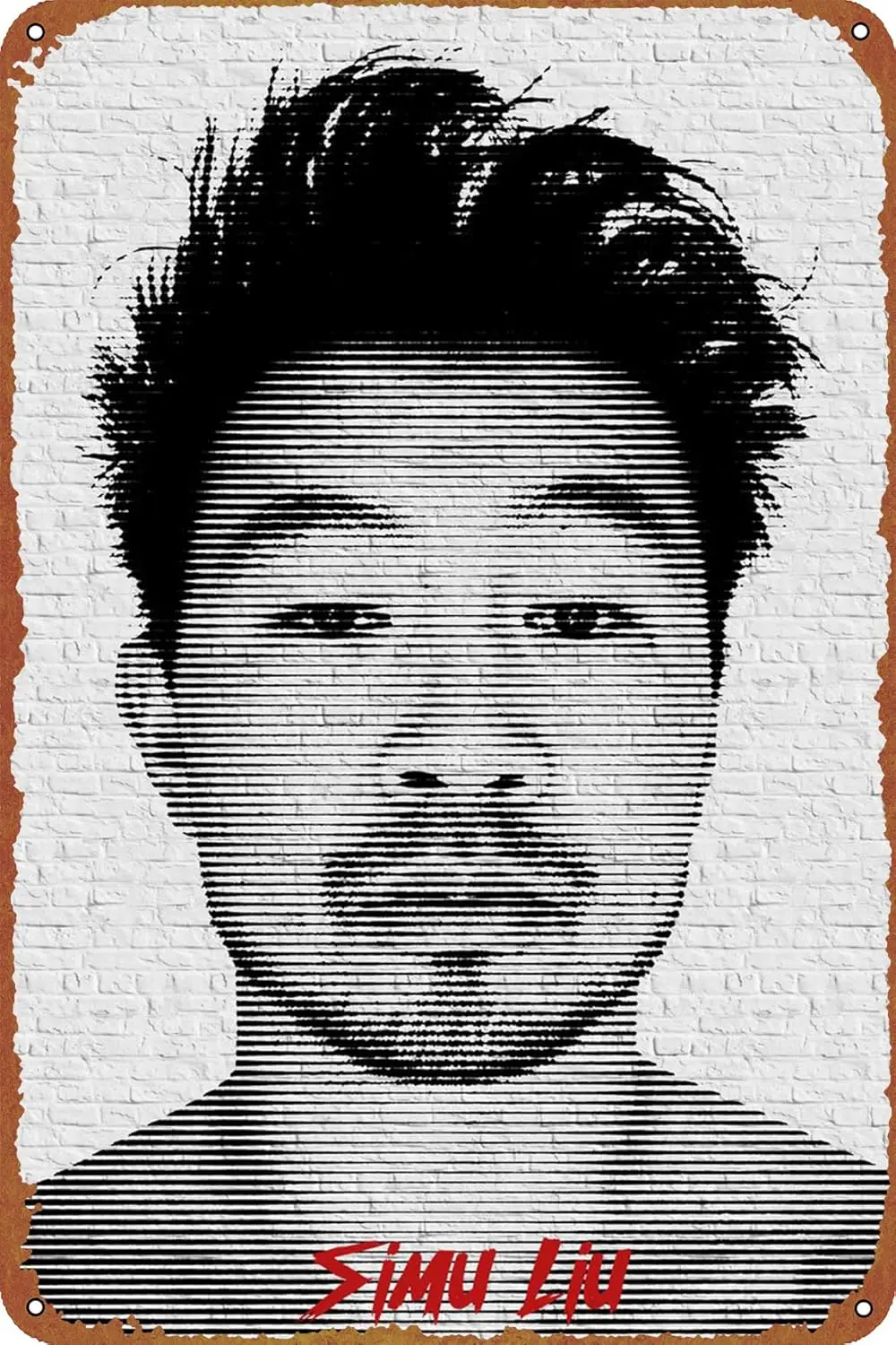 Плакат Smu Lu Moe Wll Decor Sgn - 12x8 nch Metl ce br club home rt Tn Hlloween