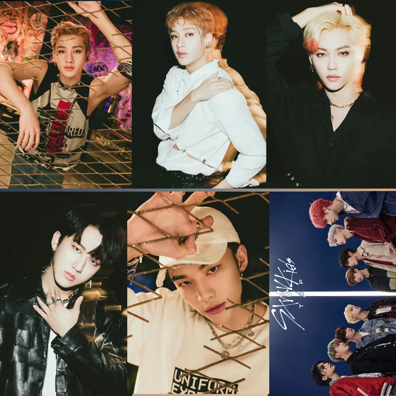 

Японский альбом KPOP Stray Kida, тот же самоклеящийся постер, настенная наклейка, украшение, настенная живопись, Декор, эстетические наклейки