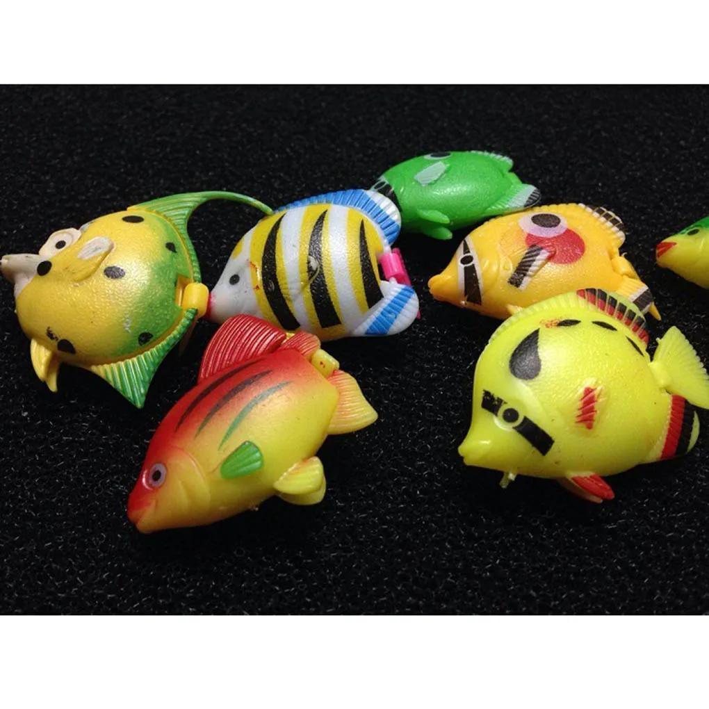 

10Pcs Artificial Fish Aquarium Simulation Plastic Tropical Fishes Fish Tank Ornament Random Color