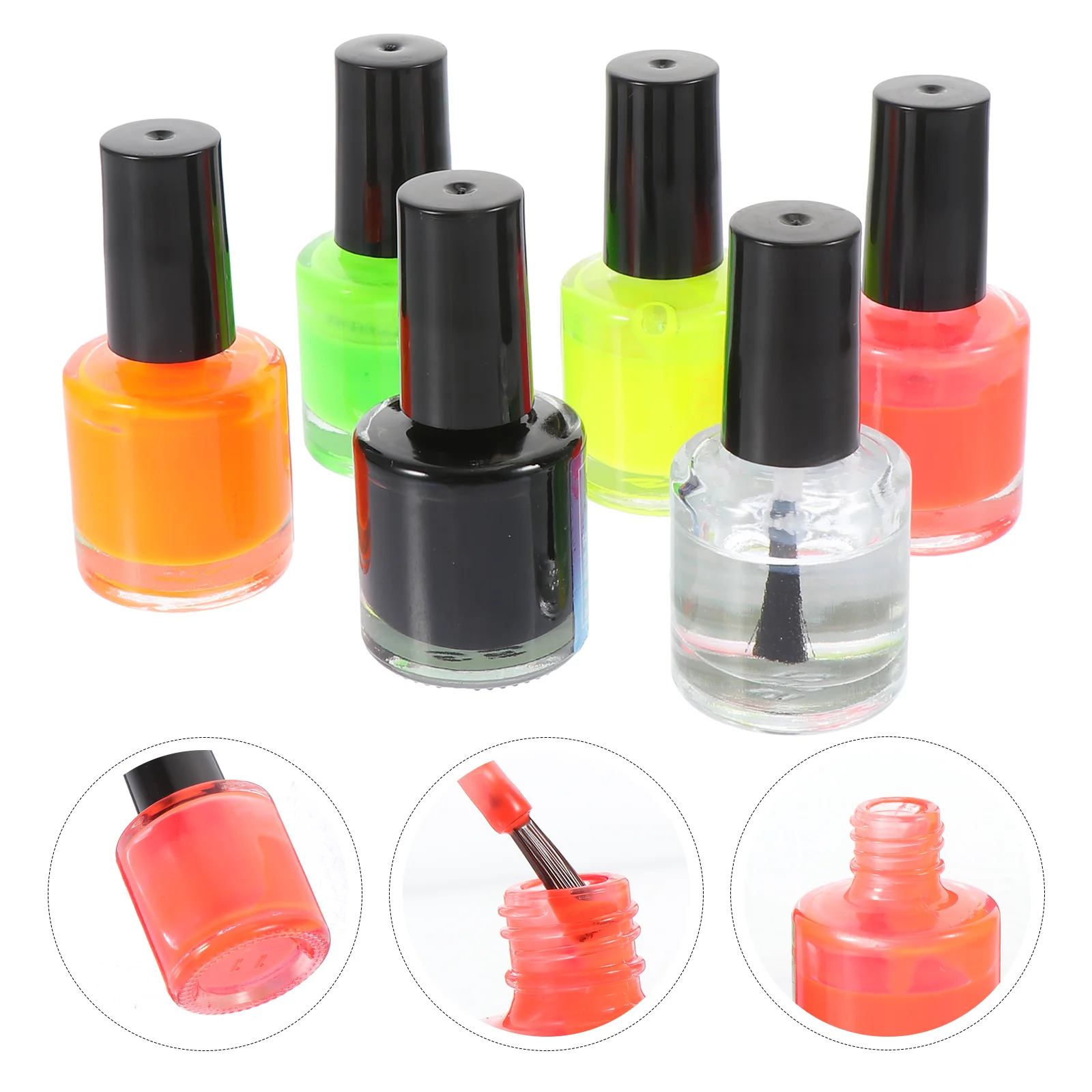 

6Pcs Paint Fishing Float Paint Fishing Accessory Paint and Dilution Fish Drift Paint for Home Adult Float