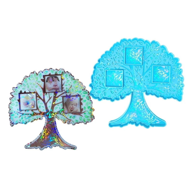 Пресс-форма для фоторамки из смолы в форме большого дерева силиконовая форма