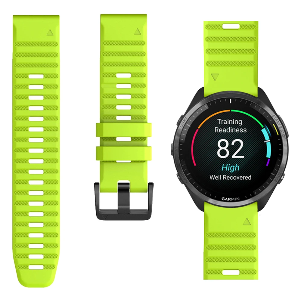 

Quick Fit 22mm Strap For Garmin Forerunner 965 Silicone Watch Band Bracelet Replacement accessories