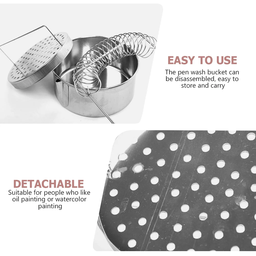 Держатель кисти для мытья носа шайба масляная живопись контейнер инструмент