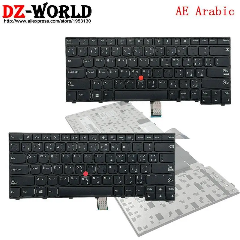 

ARA Arabic Keyboard for Lenovo Thinkpad L440 L450 L460 L470 T440 T440S T450s T450 T460 E431 E440 T440P 04Y2731 04Y0829 01EN473