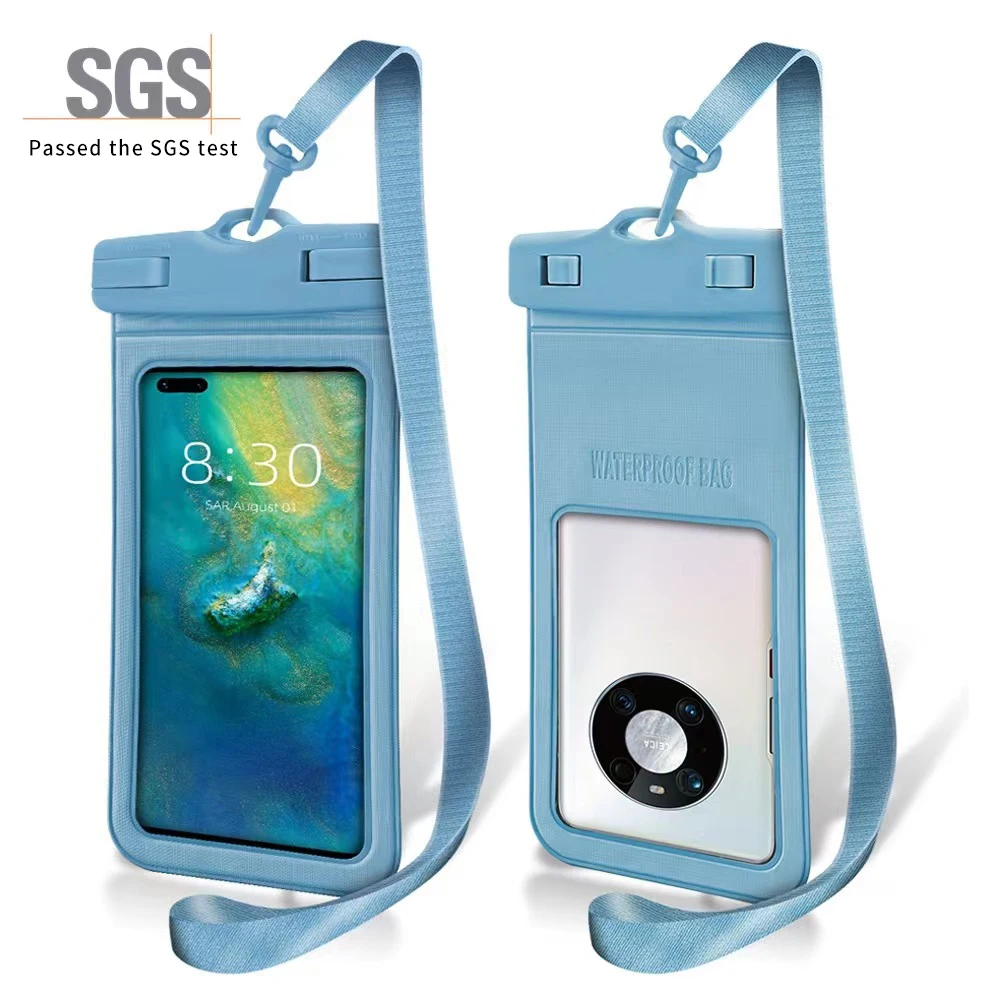 

Luxury Rafting Diving Swimming Can Touch Screen New Large Sealed Transparent Mobile Phone Waterproof Bag