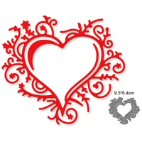 love heart lace frame 2022 new metal cutting dies decoration scrapbooking knife blade paper punch stencils album embossing