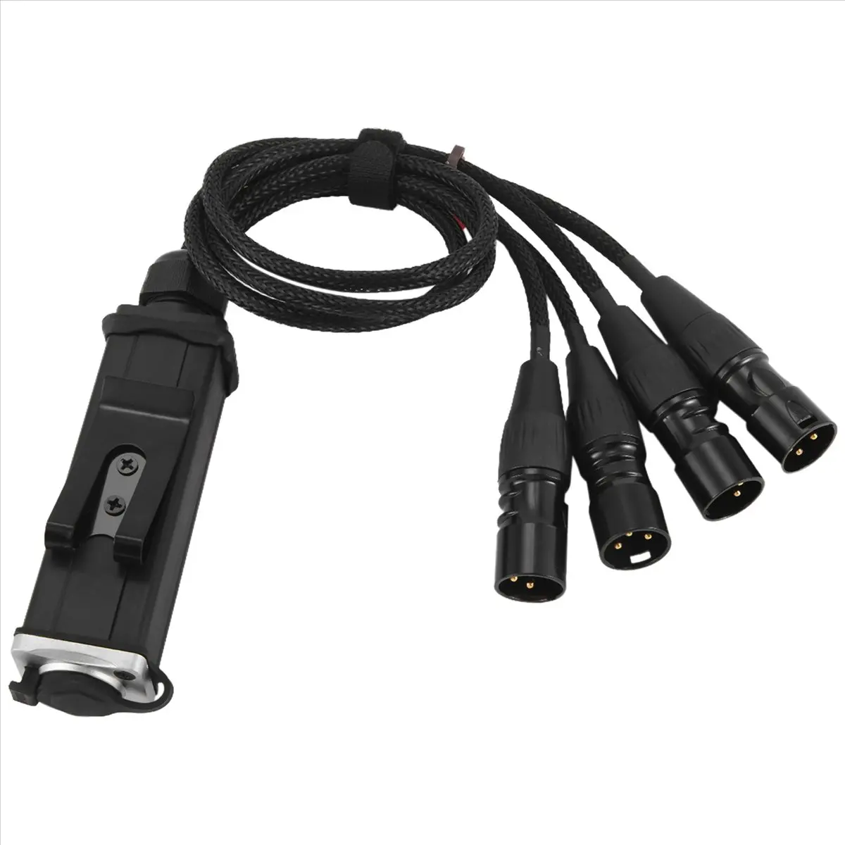 Фото [Акция] Кабель RJ45 CAT5 экранированный, с 4-канальными 3-контактными разъемами XLR (папа), многоканальный сетевой приемный кабе №2