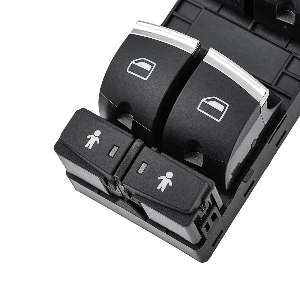 Фото 4F0959851J Для Audi A6L Q7 2006-2015 Автоаксессуары: Кнопка управления стеклоподъемником с хромированием 4F0 959 851 J №3