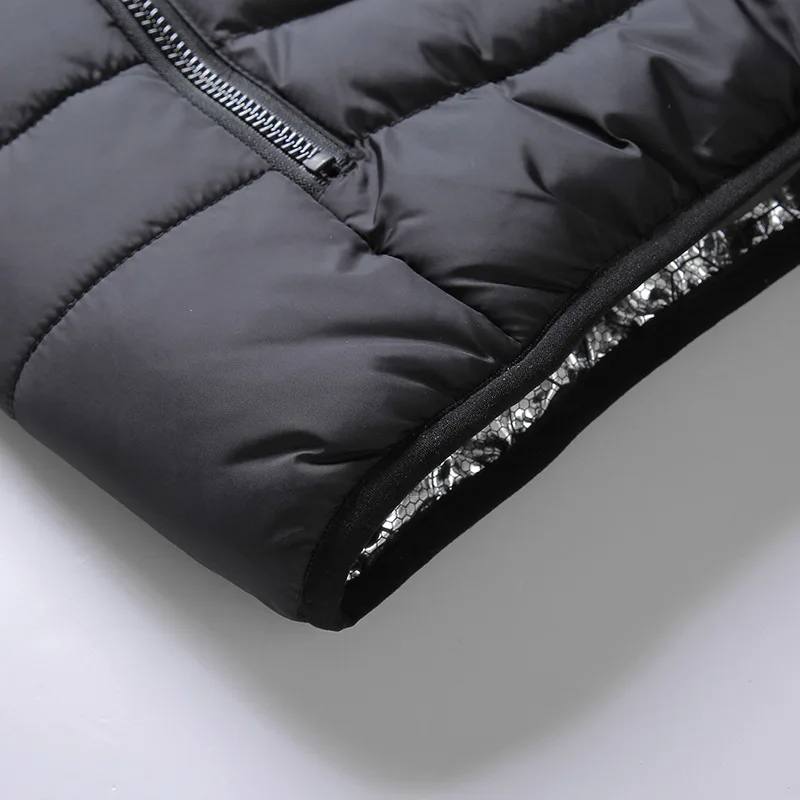 New 2/4/9 piece heating suit winter intelligent heating cotton suit USB charging hooded cotton suit men's coat