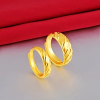 2020 new fashion twill meteor shower couple rings adjustable opening exquisite gold plated brass swan rings upscale jewelry