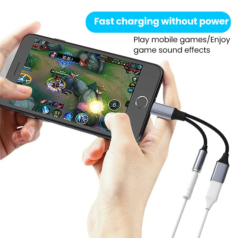 2 в 1 для iPhone 3 5 мм AUX кабель адаптер 14 13 12 11 Pro XS X Max зарядный наушников аудио