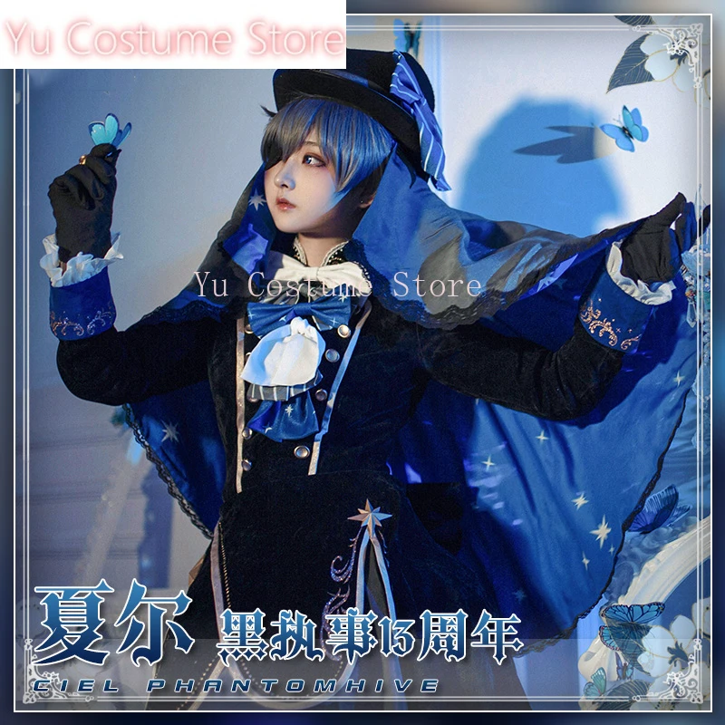 Аниме! Черный дворецкий Сиэль Фантомхайв джентльменское платье на 13-летие