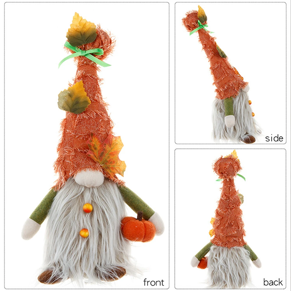 Карликовая Осенняя кукла Rudolph со светодиодной подсветкой светящаяся на День