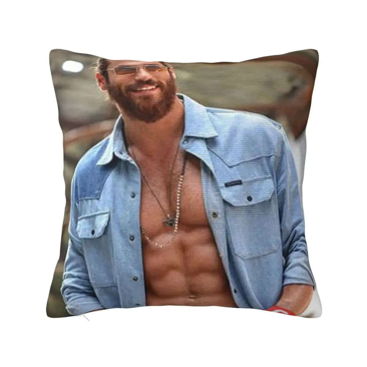 

Наволочка Can Yaman для фанатов, тканевая наволочка с рисунком, подарок, модель смайлика, актера, наволочка, квадратная наволочка для дома, 40 см